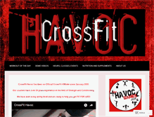 Tablet Screenshot of crossfithavoc.com